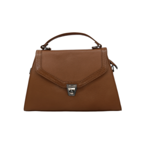 Executive-Style Genuine Leather Handbag